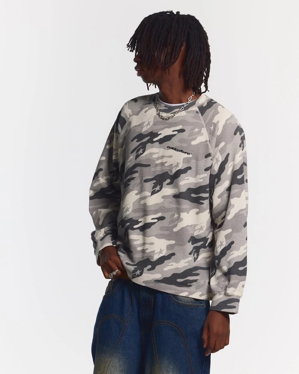 CAMO THERMAL LONGSLEEVE TEE GREY 4