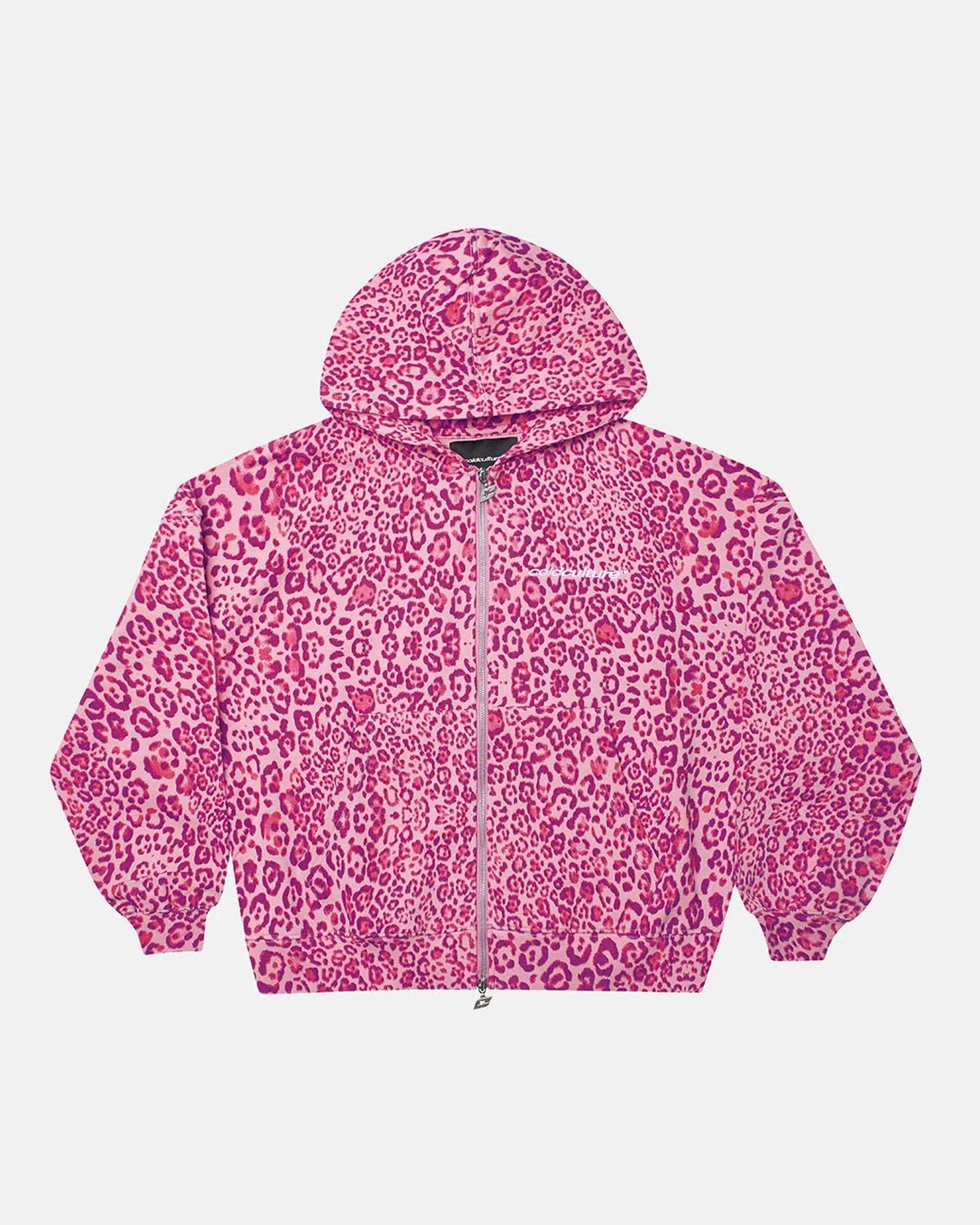 NOCTURNE BEAST ZIP HOODIE PINK by COLD CULTURE
