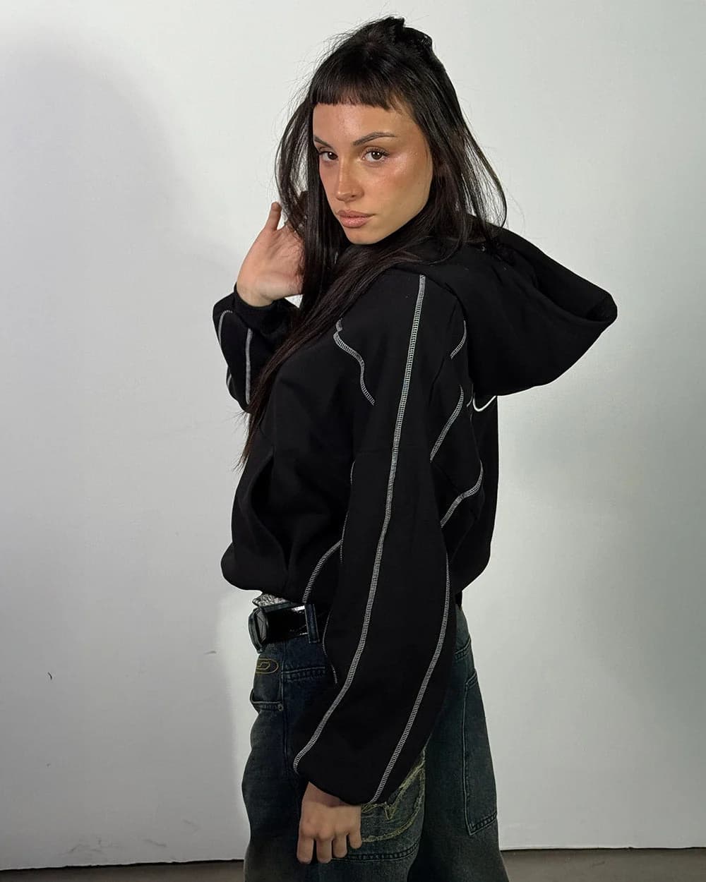 ROLLER HOODIE BLACK 8