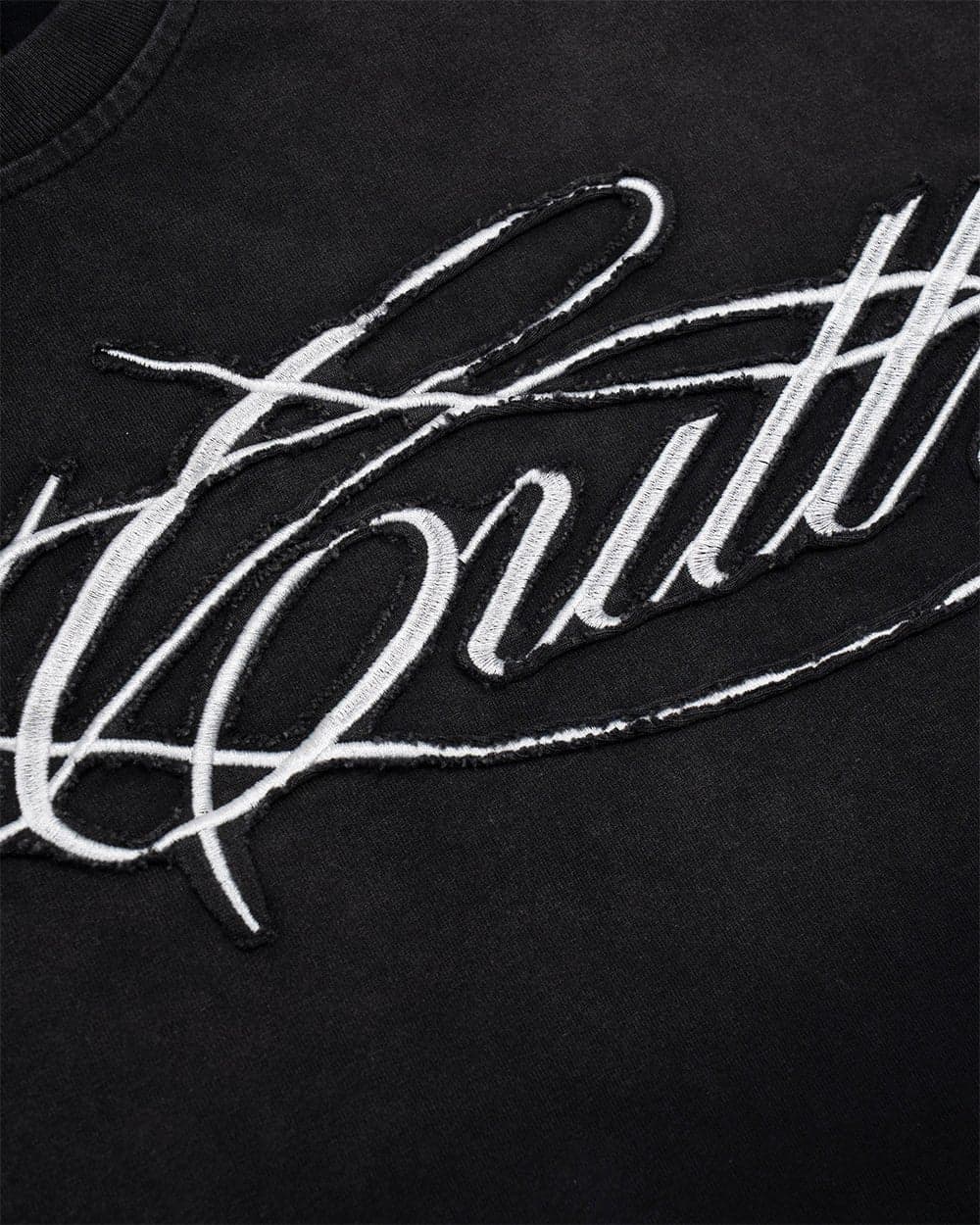 CROSSED SCRIPT LONGSLEEVE 2.0 BLACK 5