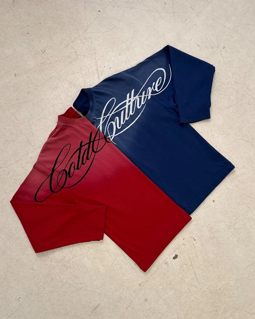 CROSSED SCRIPT LONGSLEEVE RED 8