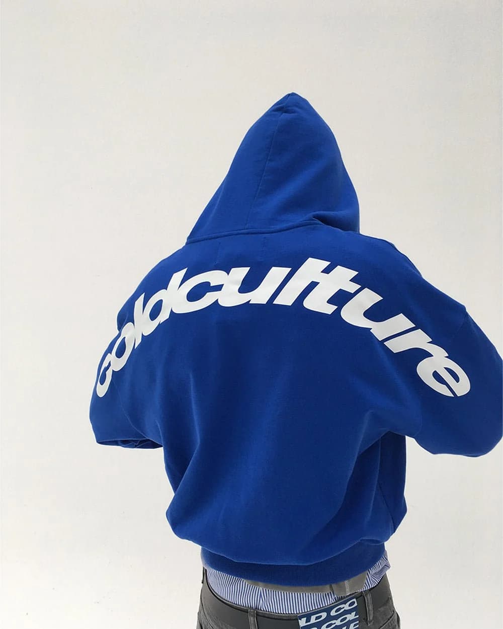 CURVED HOODIE BLUE 7