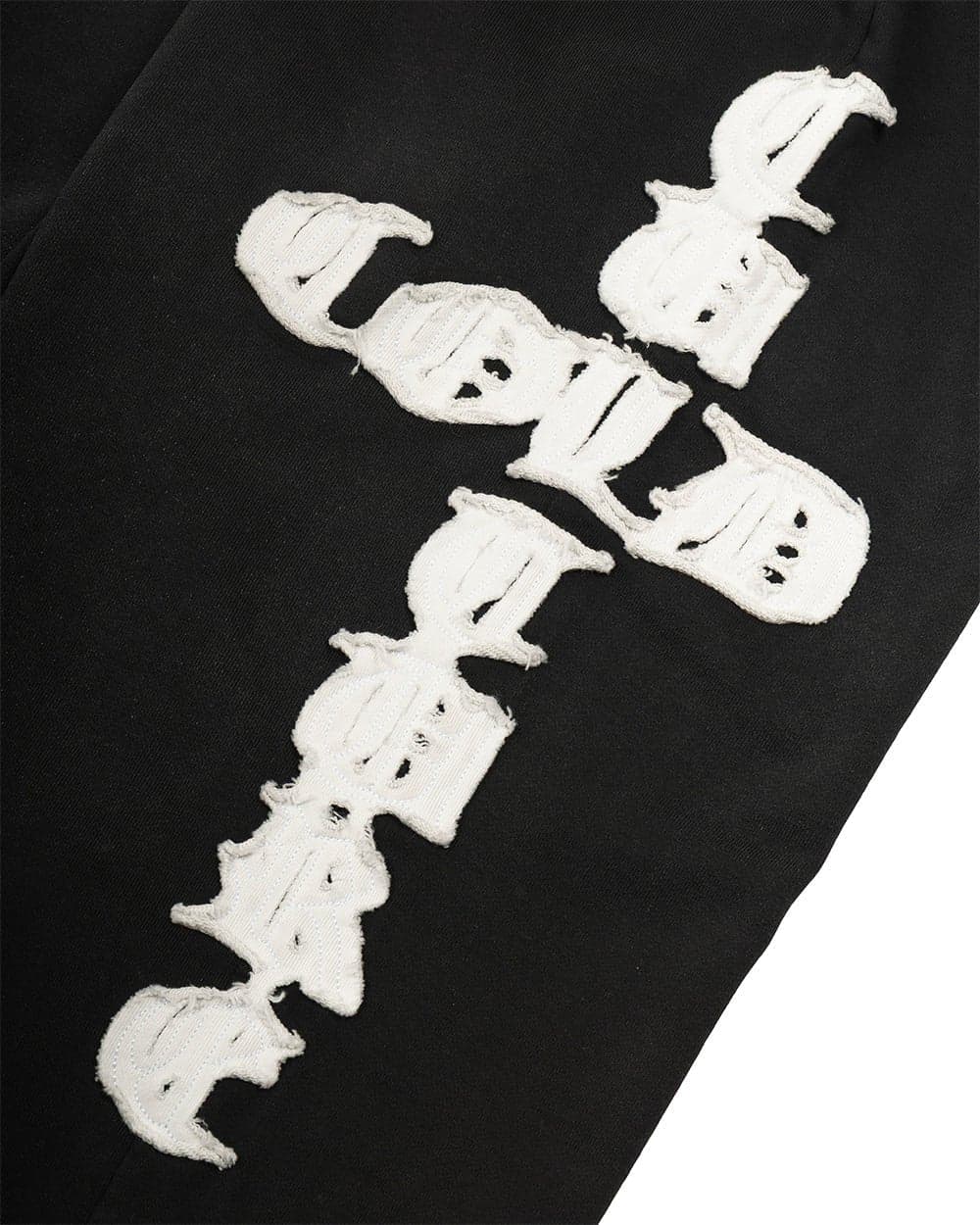 CROSSED SWEATPANTS BLACK 5