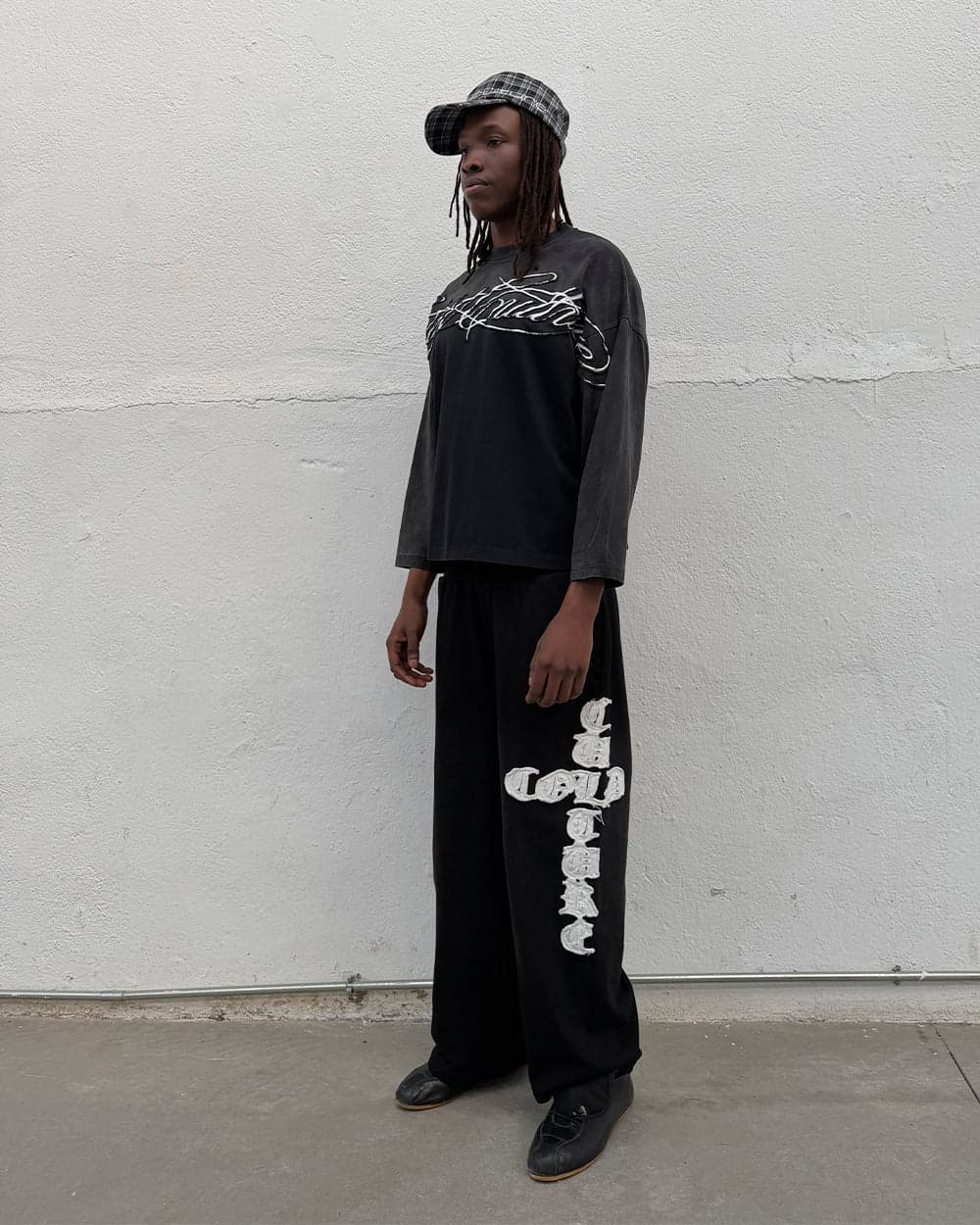 CROSSED SWEATPANTS BLACK 8