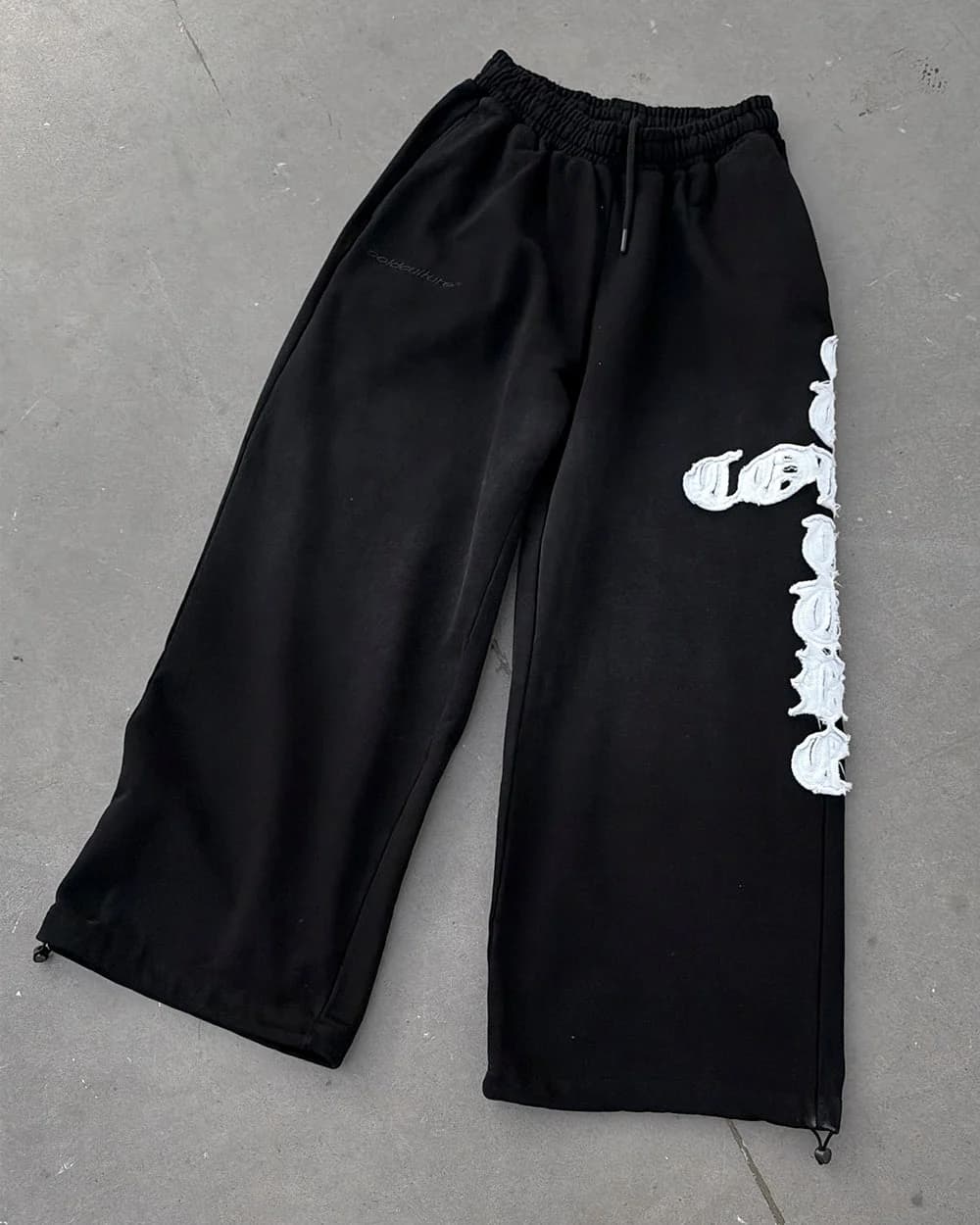 CROSSED SWEATPANTS BLACK 9