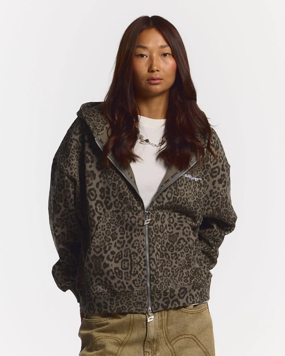 NOCTURNE BEAST ZIP HOODIE BROWN 5