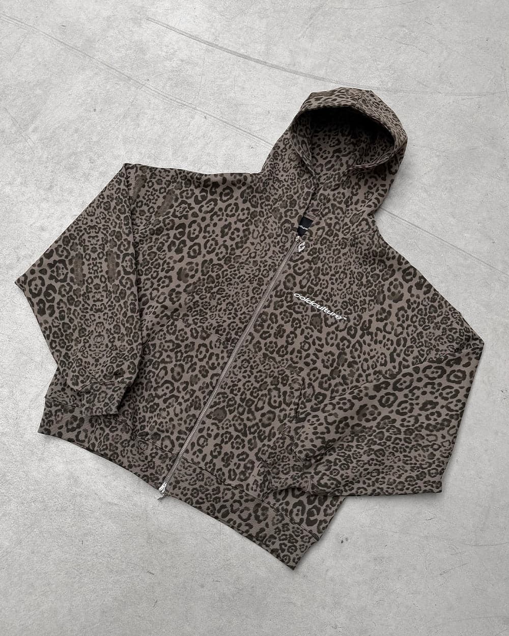 NOCTURNE BEAST ZIP HOODIE BROWN 8