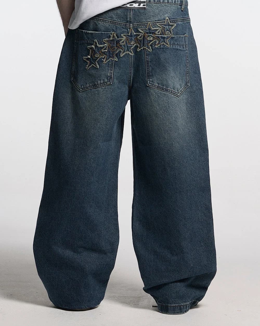 DISTRESS STARS V2 PANTS BLUE DENIM by COLD CULTURE