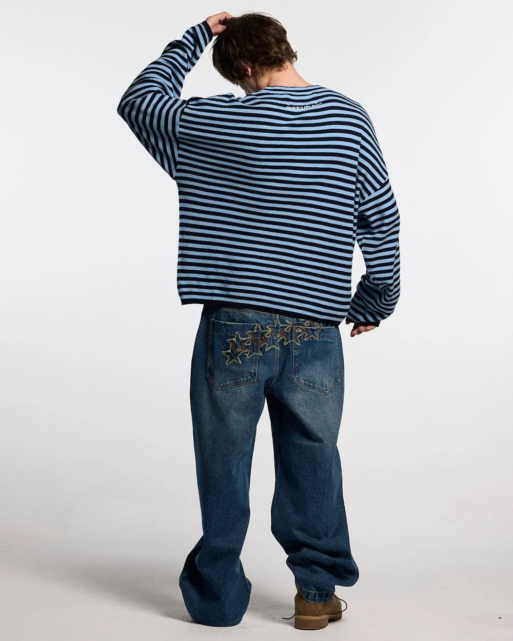 DISTRESS STARS V2 PANTS BLUE DENIM 7