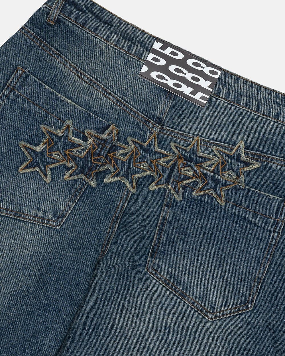 DISTRESS STARS V2 PANTS BLUE DENIM 5