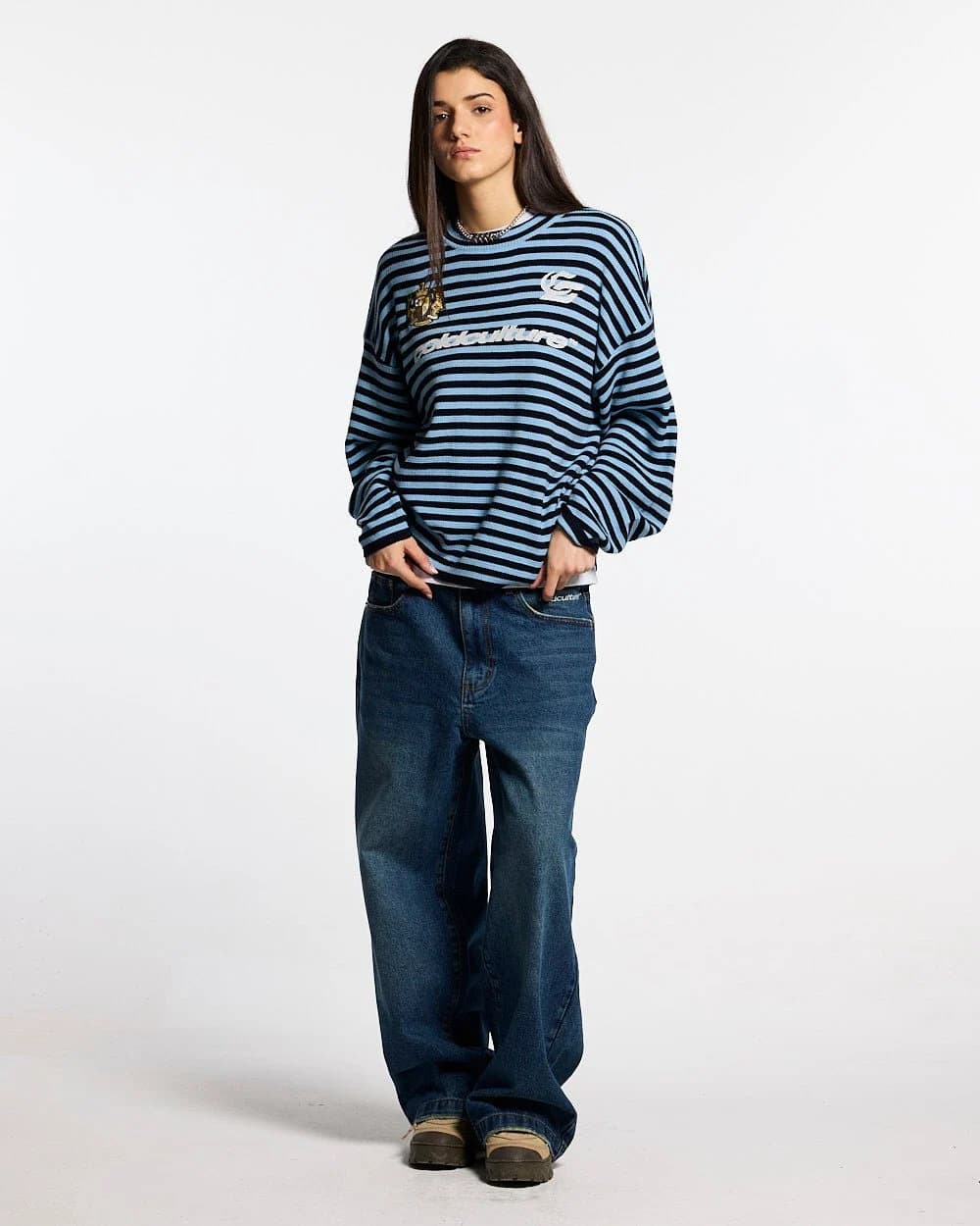 DISTRESS STARS V2 PANTS BLUE DENIM 8