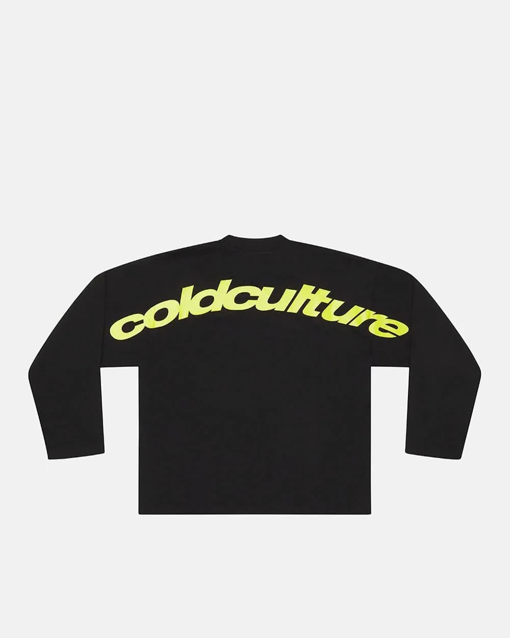 CURVED LONGSLEEVE BLACK by COLD CULTURE