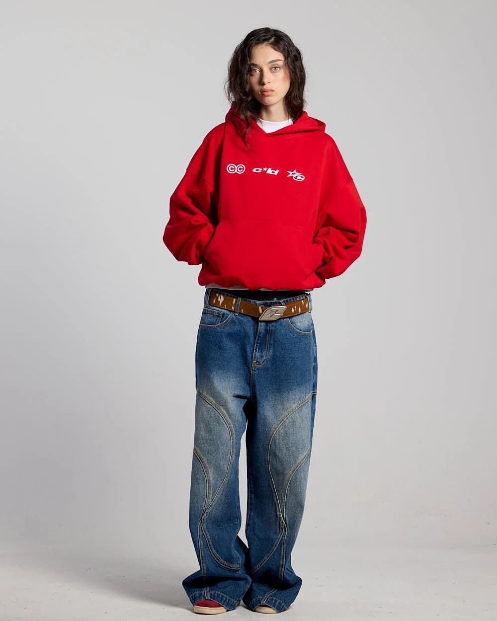 VERTICAL HOODIE RED 5