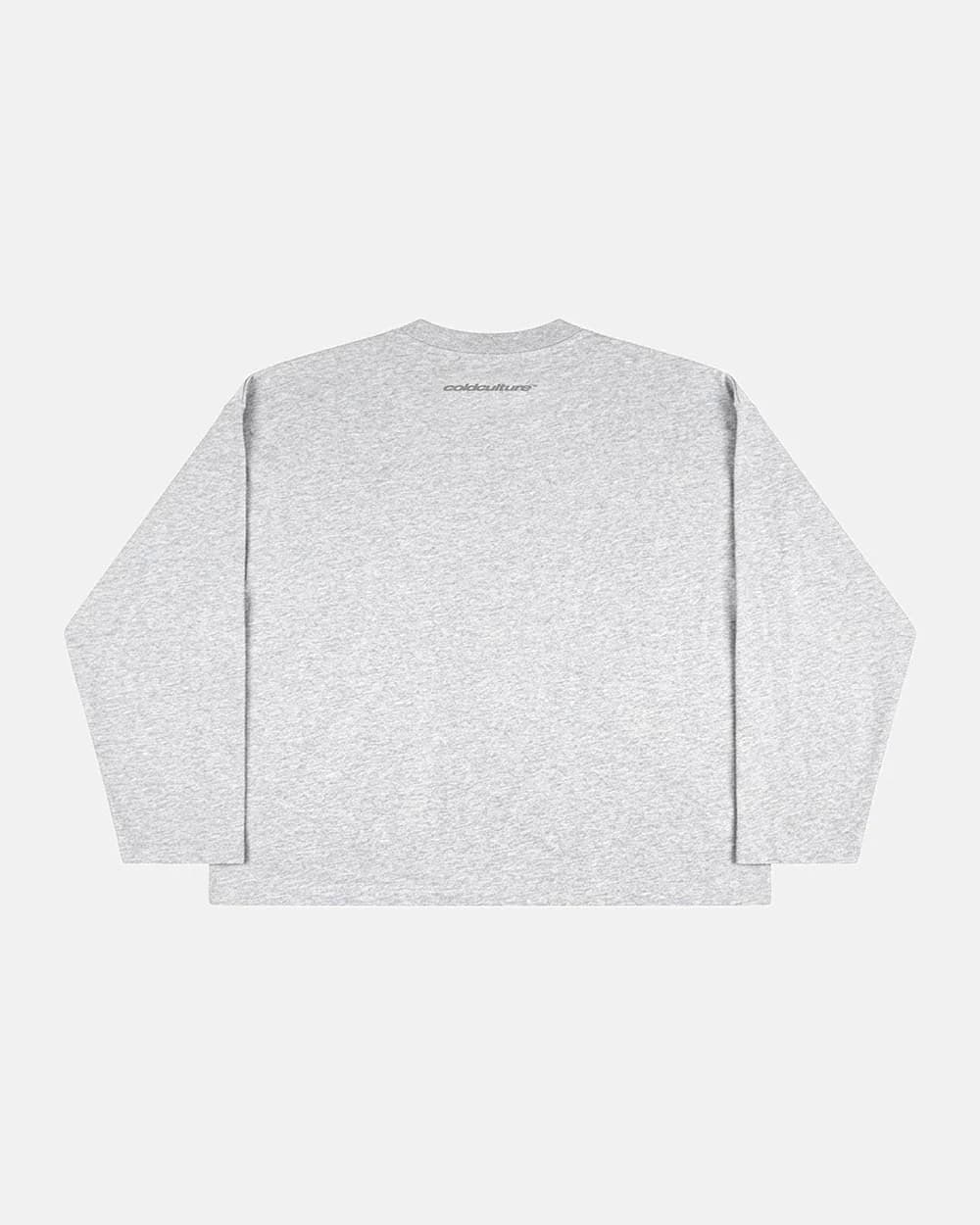 CROWN LONGSLEEVE HEATHER GREY 3