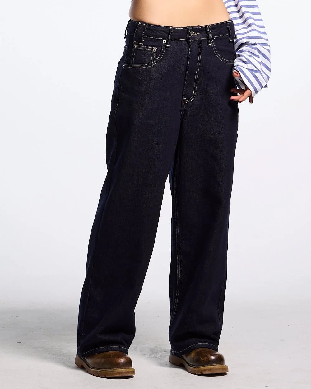 C V2 DIRTY PANTS RAW DENIM 3