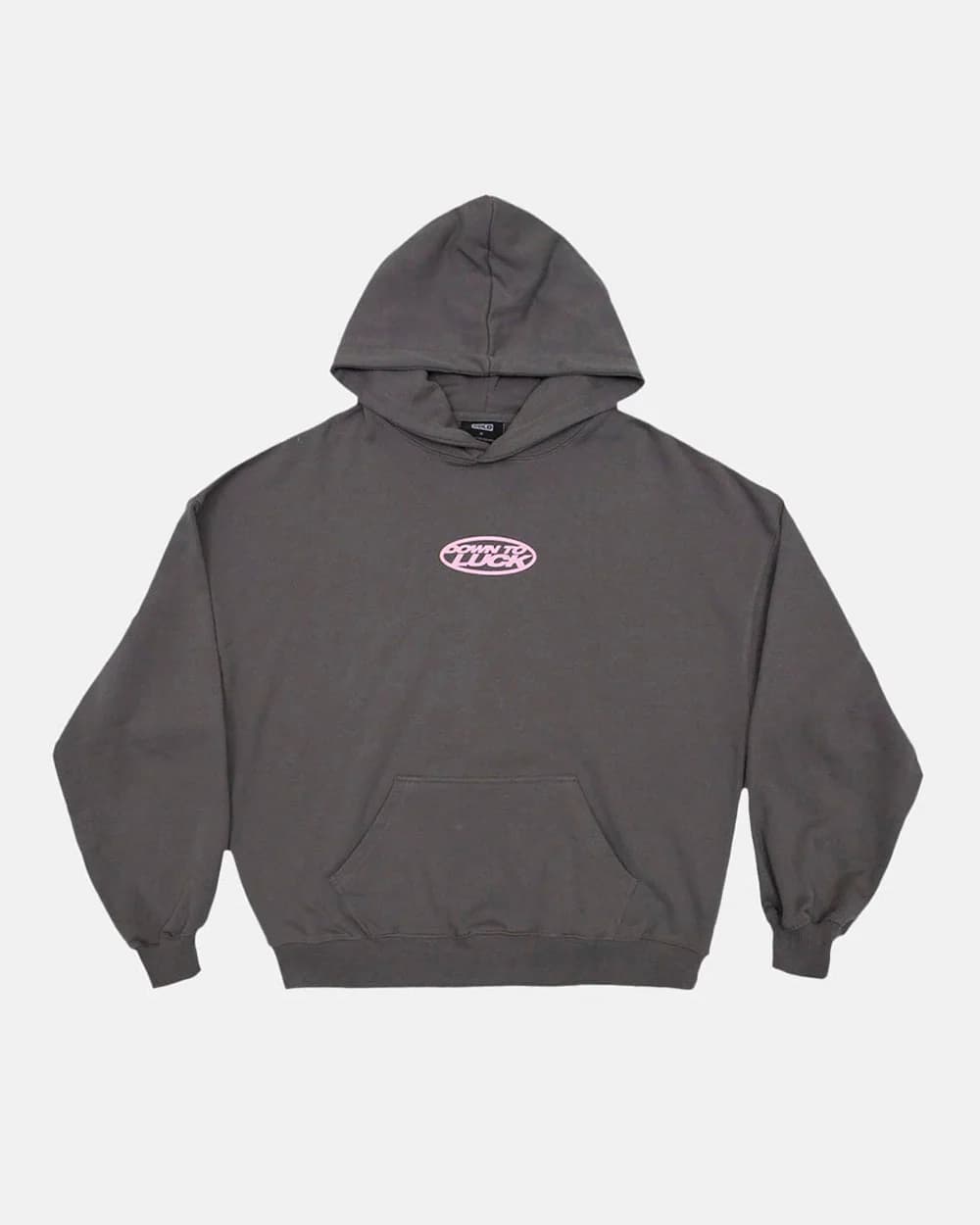 DOWN TO LUCK HOODIE SMOKEY GREY 3