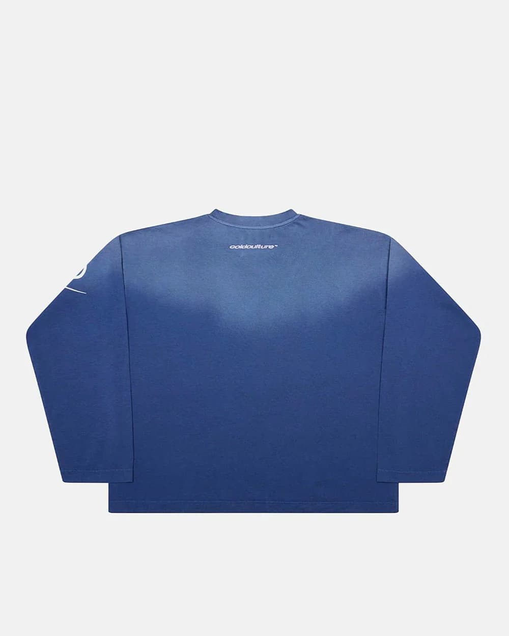 CROSSED SCRIPT LONGSLEEVE VIBRANT BLUE 3