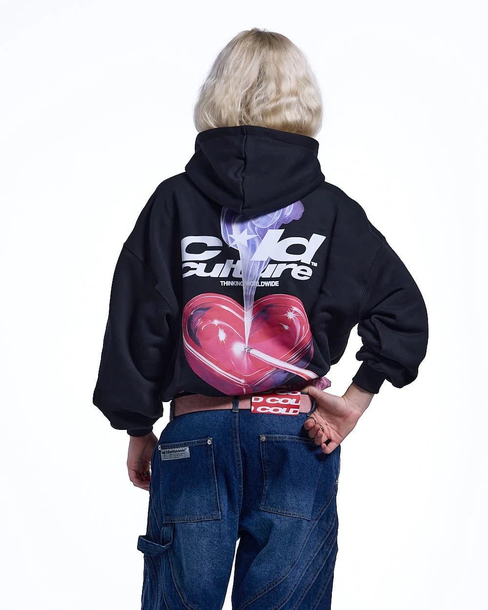 HEART ASHTRAY HOODIE BLACK 6