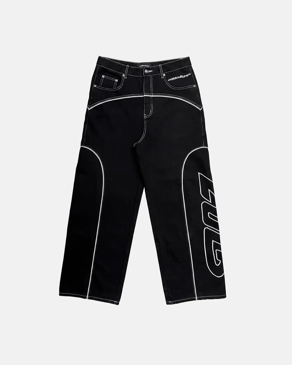 ROLLER V2 DENIM PANTS BLACK by COLD CULTURE
