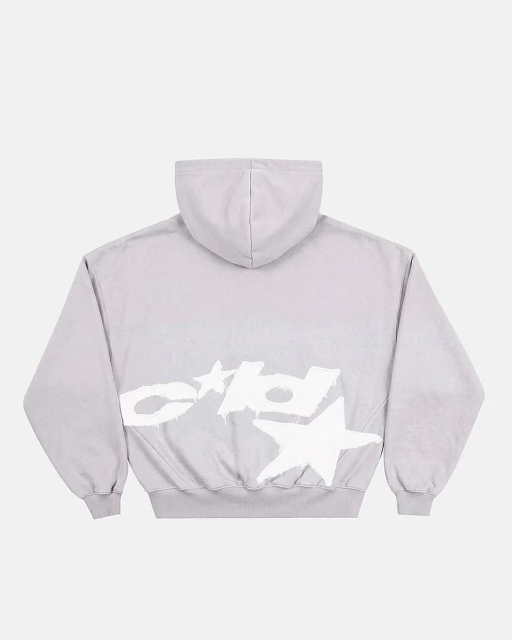 DISTRESSED DEFENSE HOODIE HEATHER GREY by COLD CULTURE