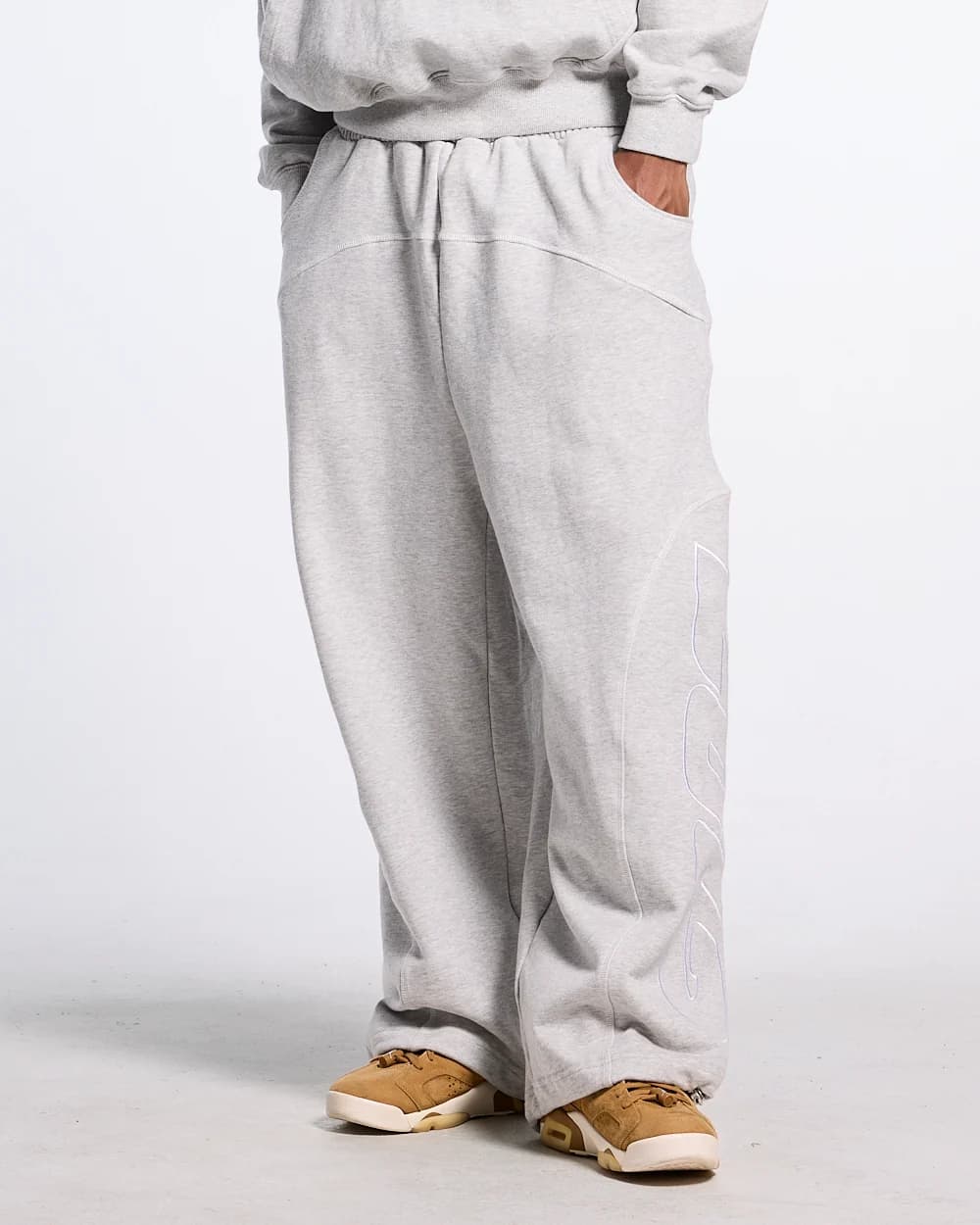 ROLLER SWEATPANTS HEATHER GREY 2