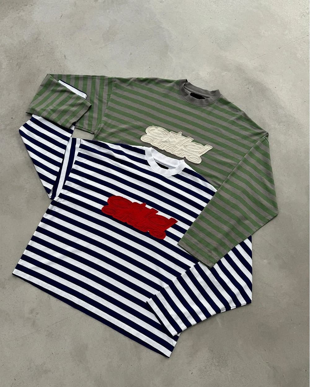 PARDON ME LONGSLEEVE WHITE & NAVY 8