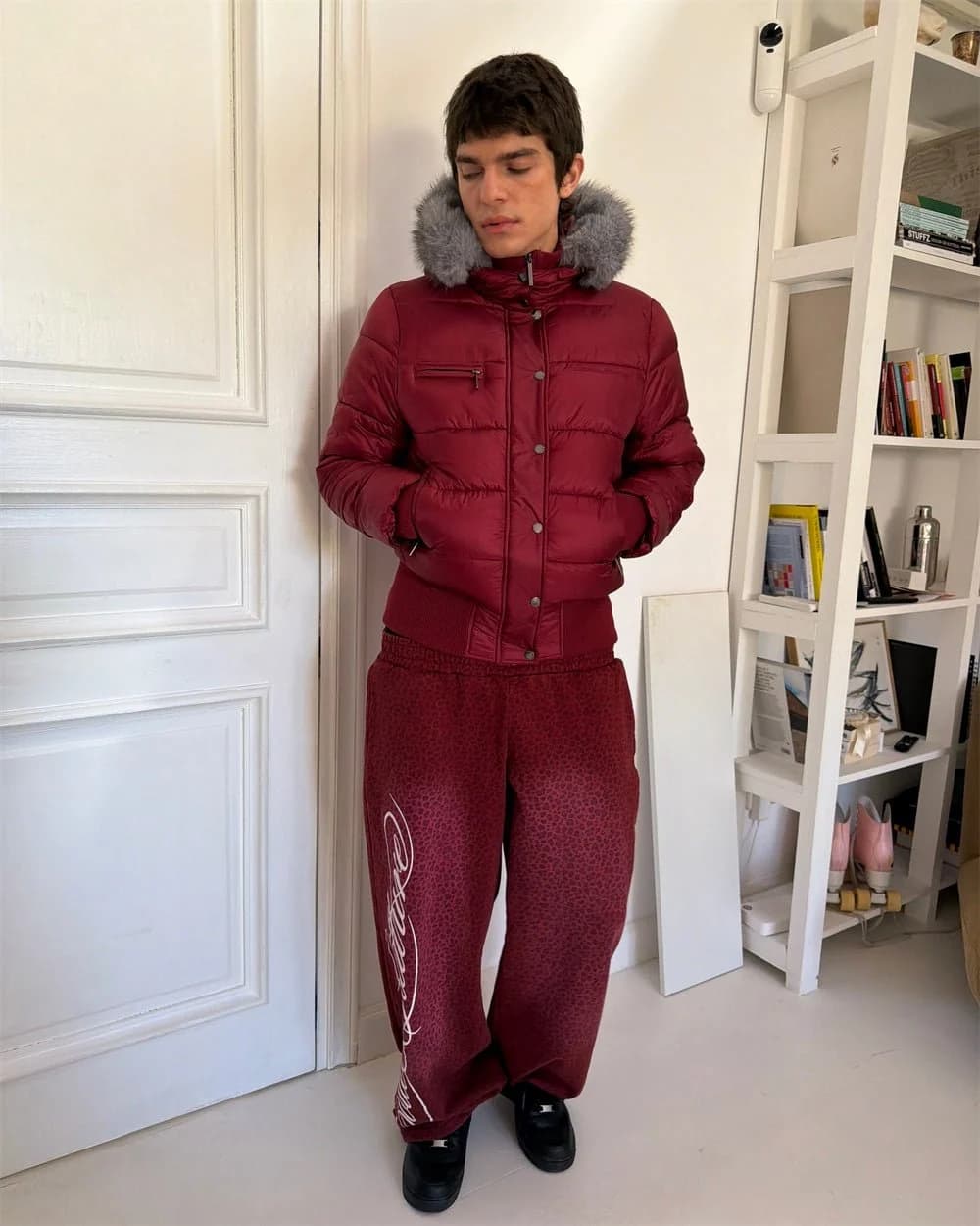 NIGHTHUNT SWEATPANTS RED 11