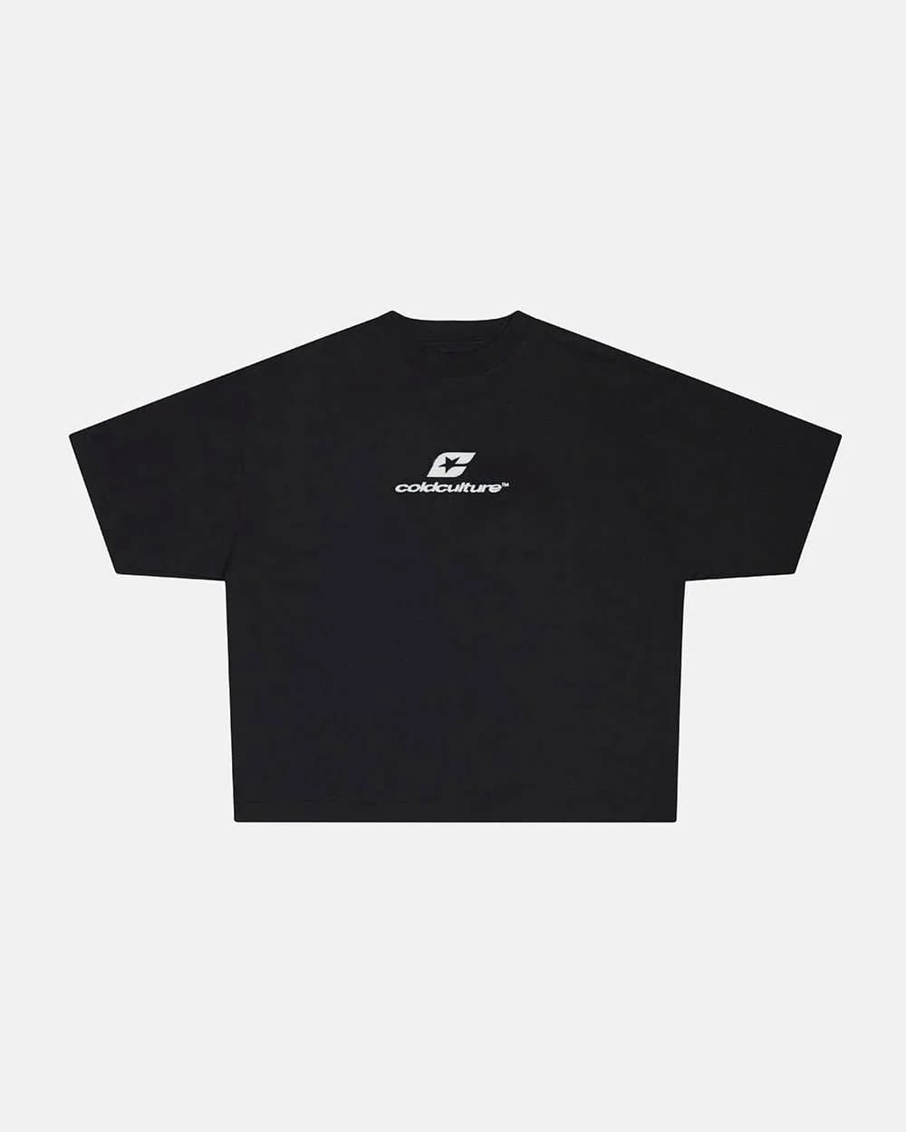 CURVED TEE BLACK & WHITE 3