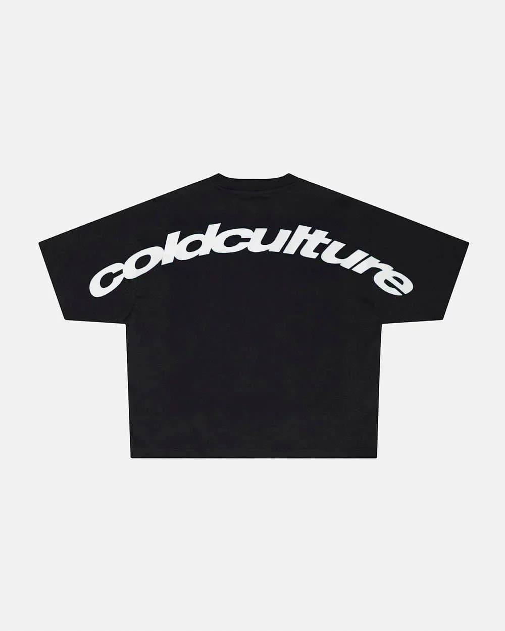 CURVED TEE BLACK & WHITE by COLD CULTURE