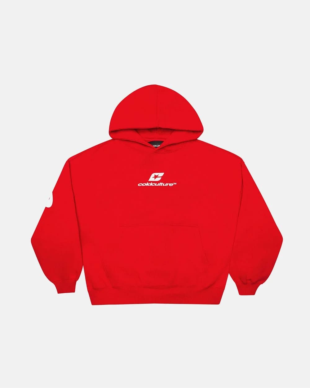 CURVED HOODIE RED 4