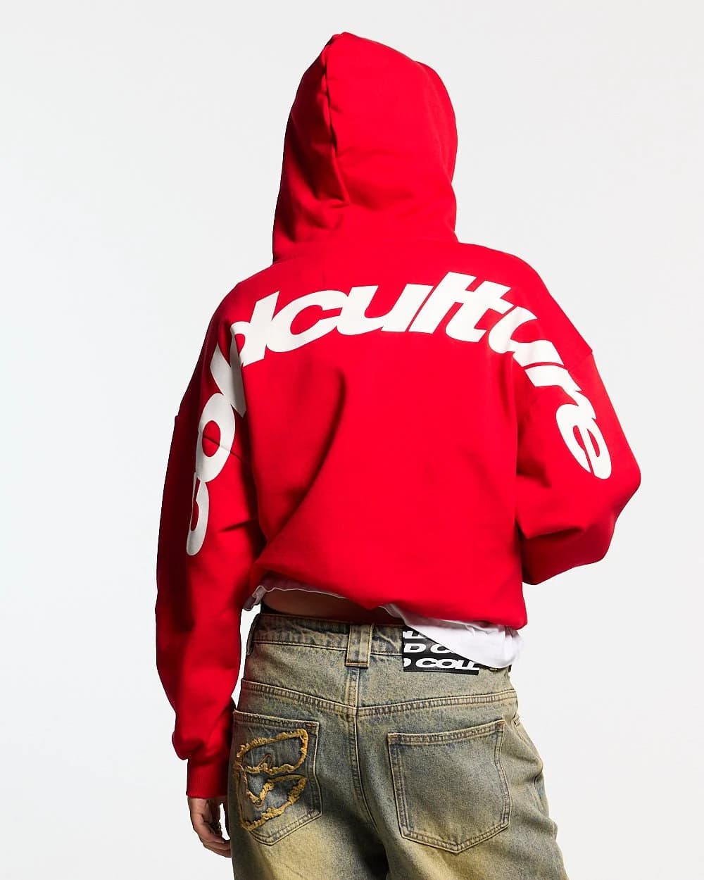CURVED HOODIE RED 6