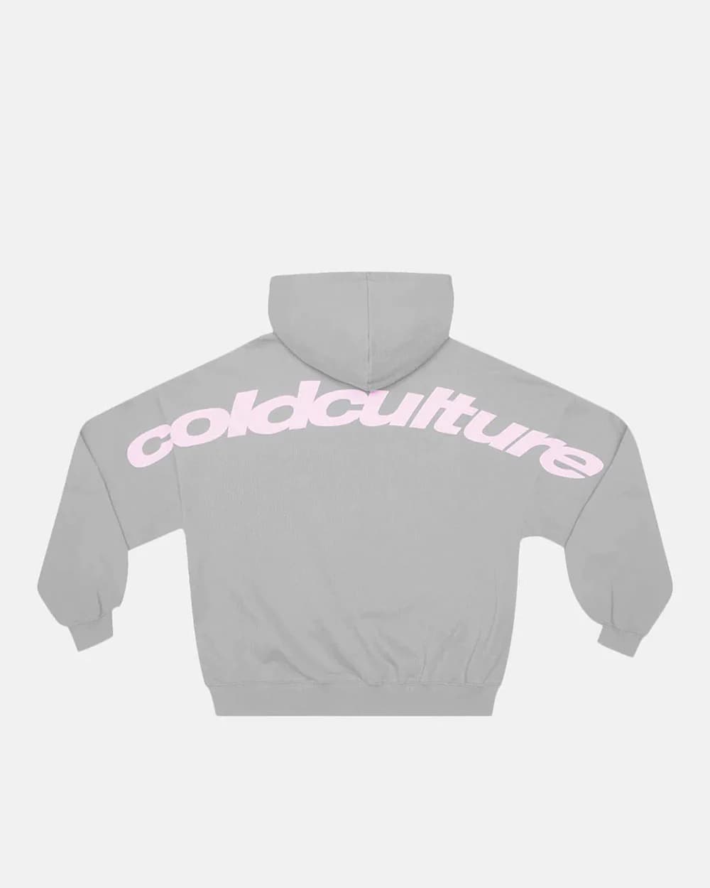 CURVED HOODIE GREY by COLD CULTURE