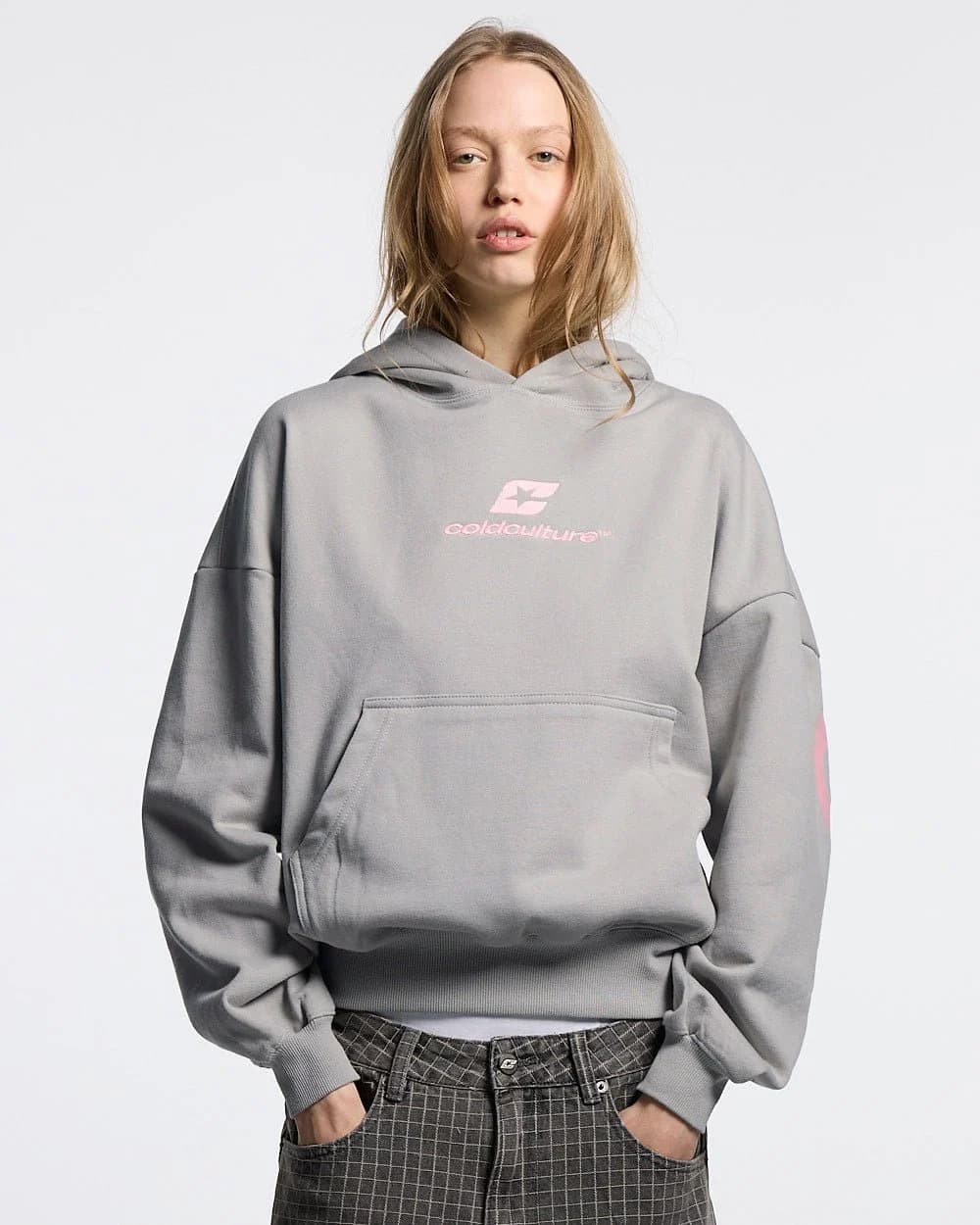 CURVED HOODIE GREY 6