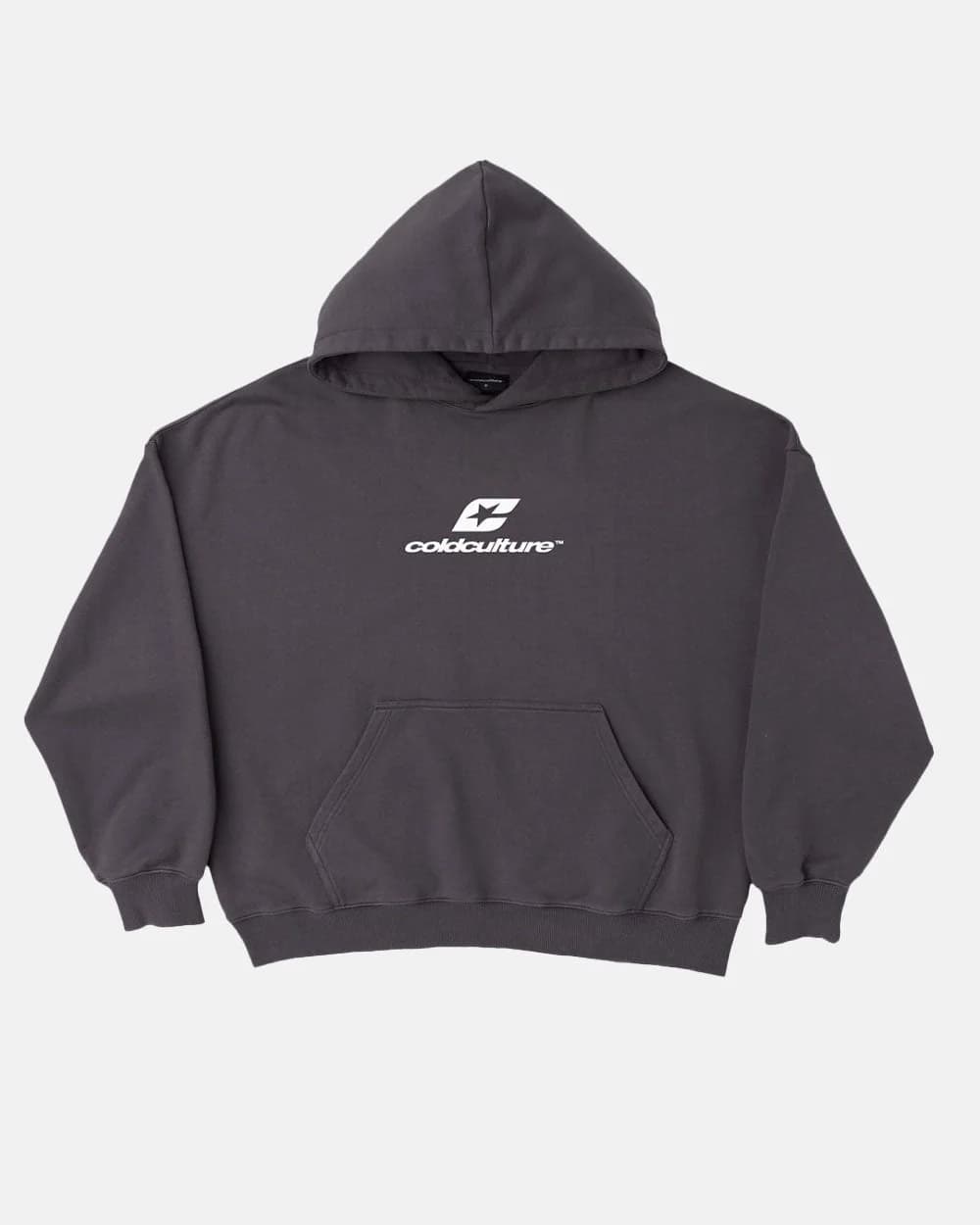 CURVED HOODIE HEAVY GREY 3