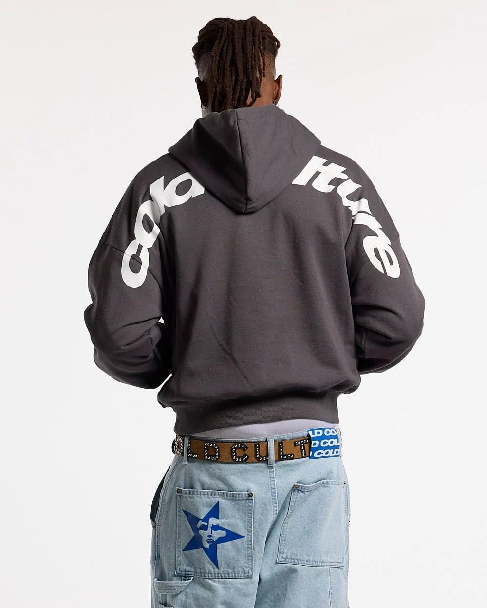 CURVED HOODIE HEAVY GREY 2