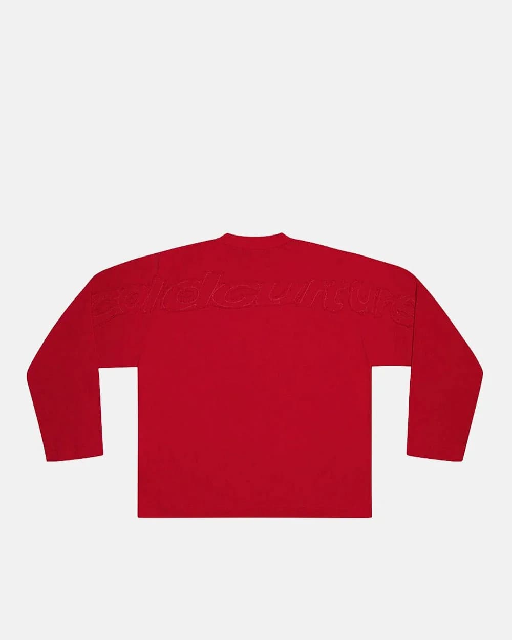 DISTRESS CURVED LONGSLEEVE RED by COLD CULTURE