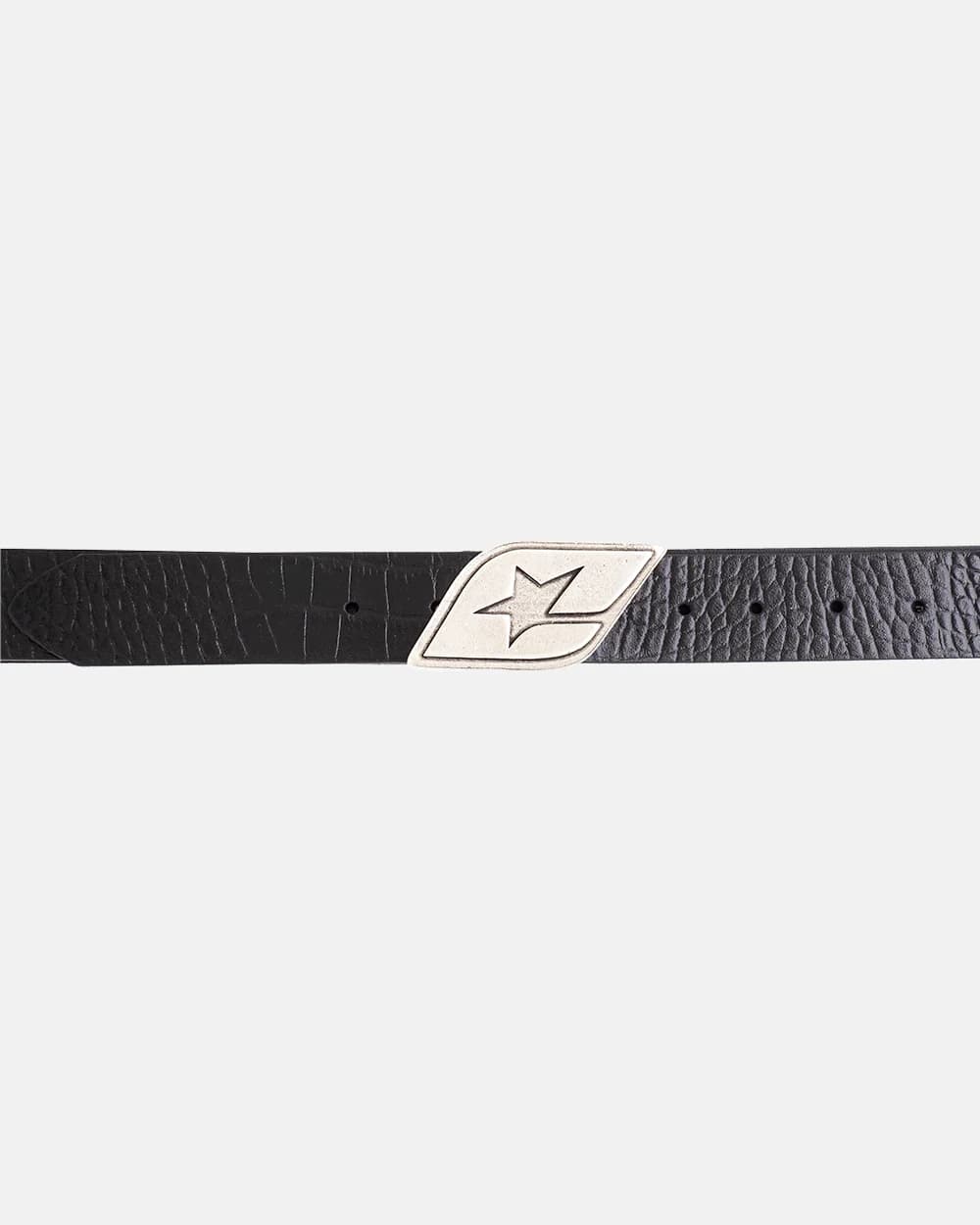 ORIGINAL LEATHER BELT CROCODILE BLACK SEAWEED 3
