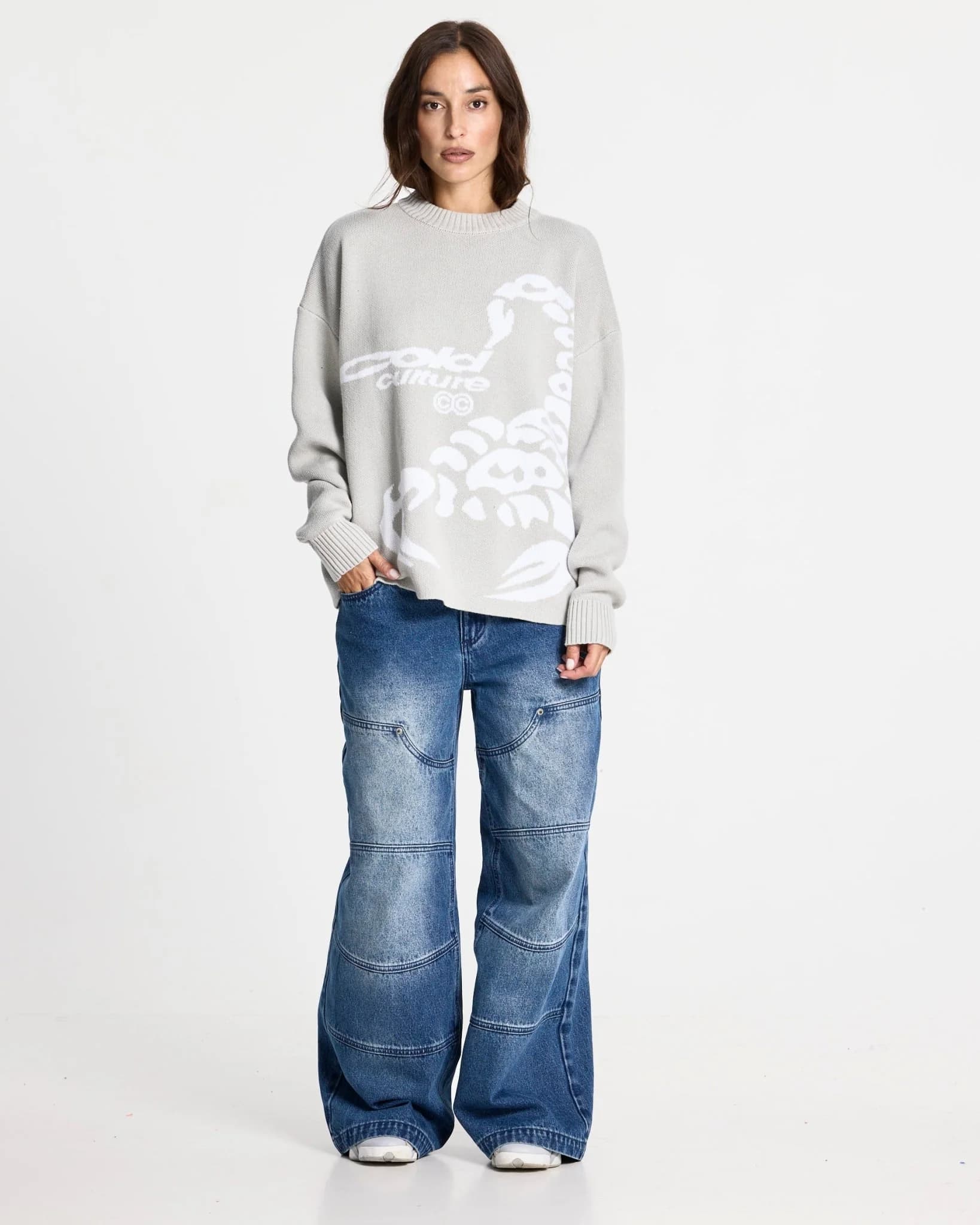 POISON KNIT COOL GREY 8