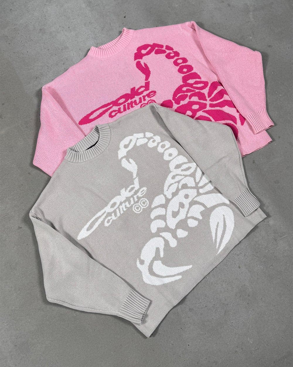 POISON KNIT COOL GREY 10