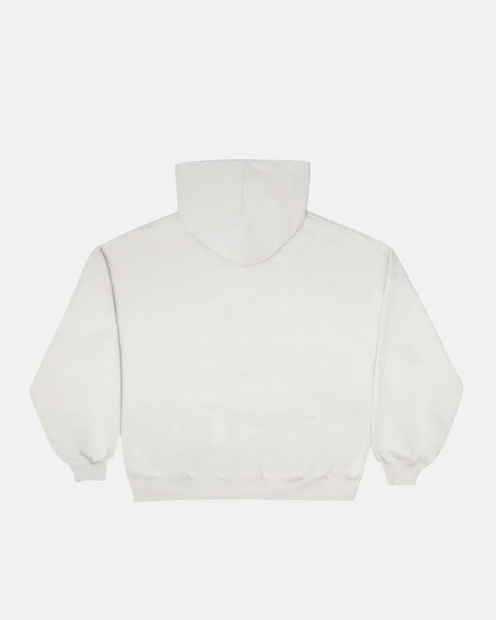 SCRIPT ZIP HOODIE LIGHT GREY 3