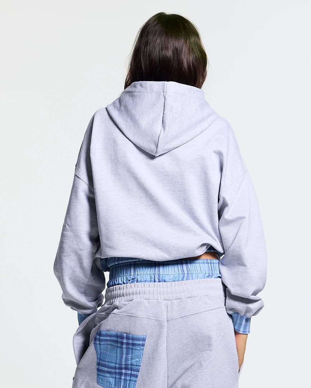TAKE A PEAK ZIP HOODIE HEATHER GREY 10