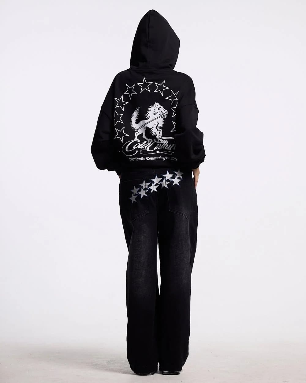 STARS V2 PANTS BLACK DENIM 8
