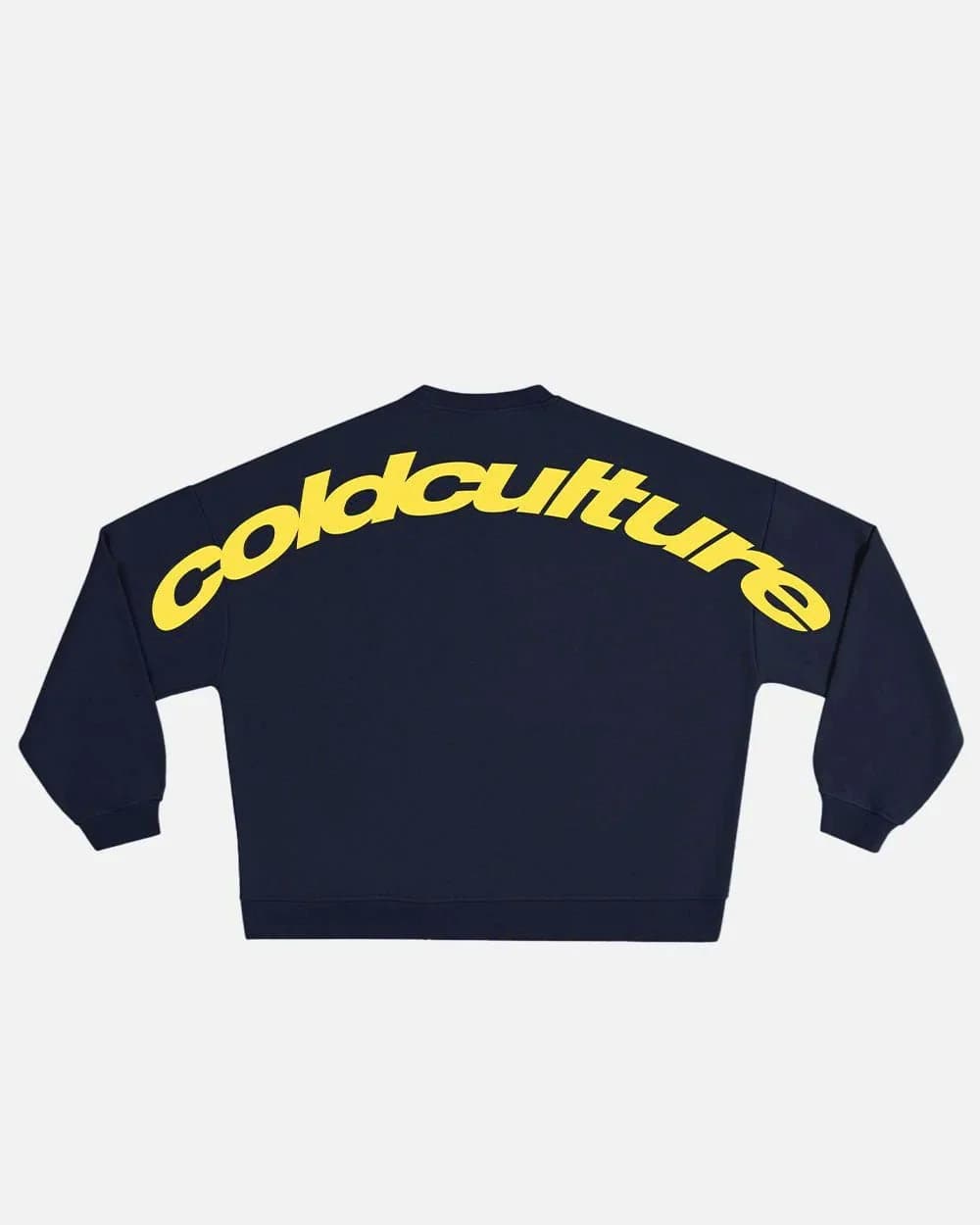 CURVED CREWNECK MIDNIGHT BLUE by COLD CULTURE