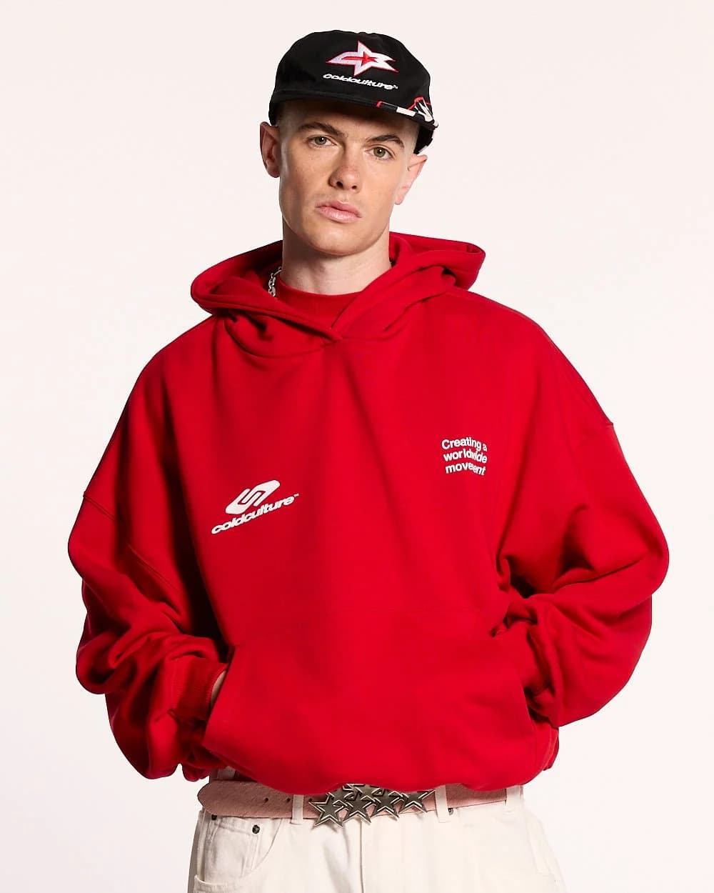 DEFENSE HOODIE RED 4