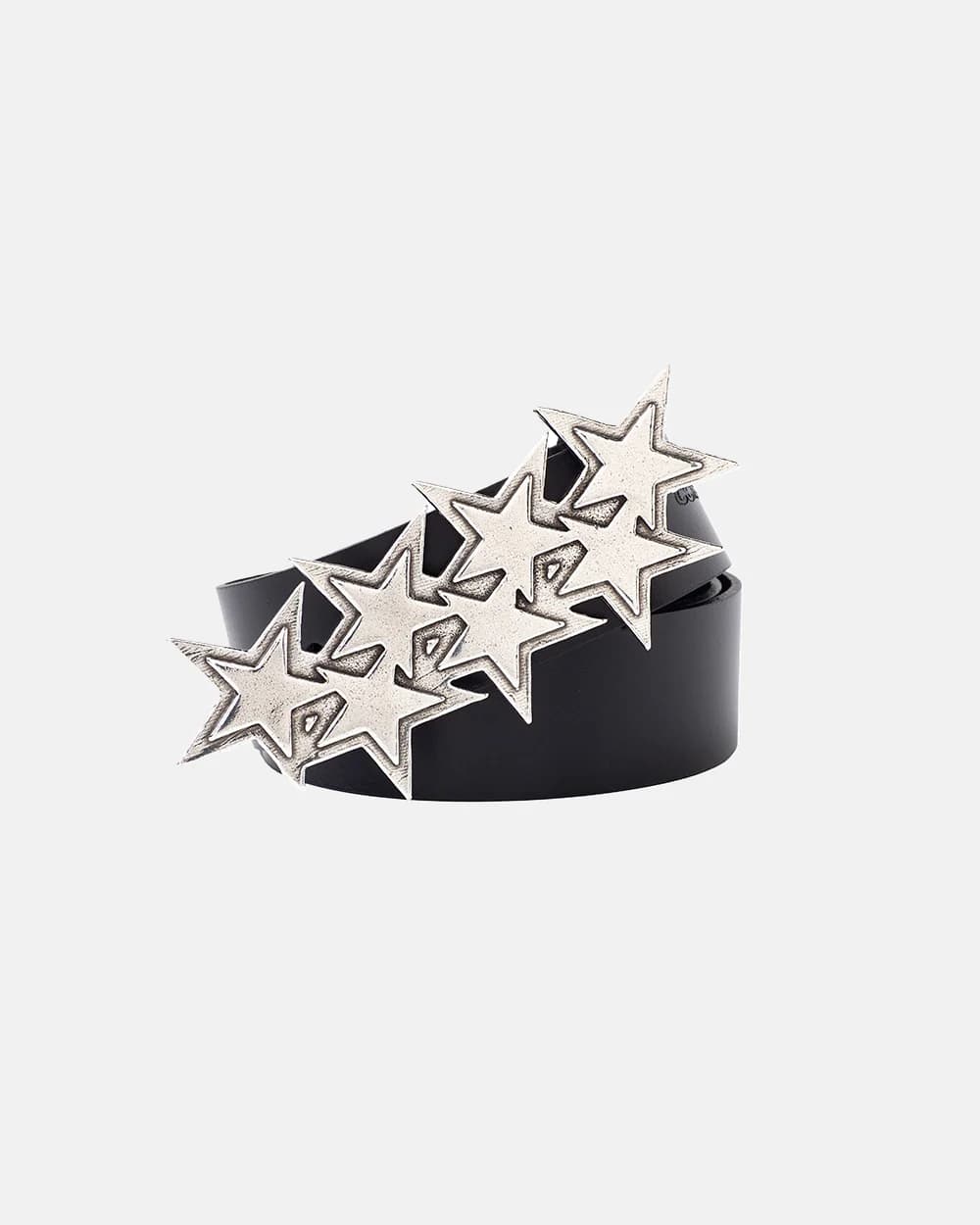 STARS LEATHER BELT BLACK by COLD CULTURE