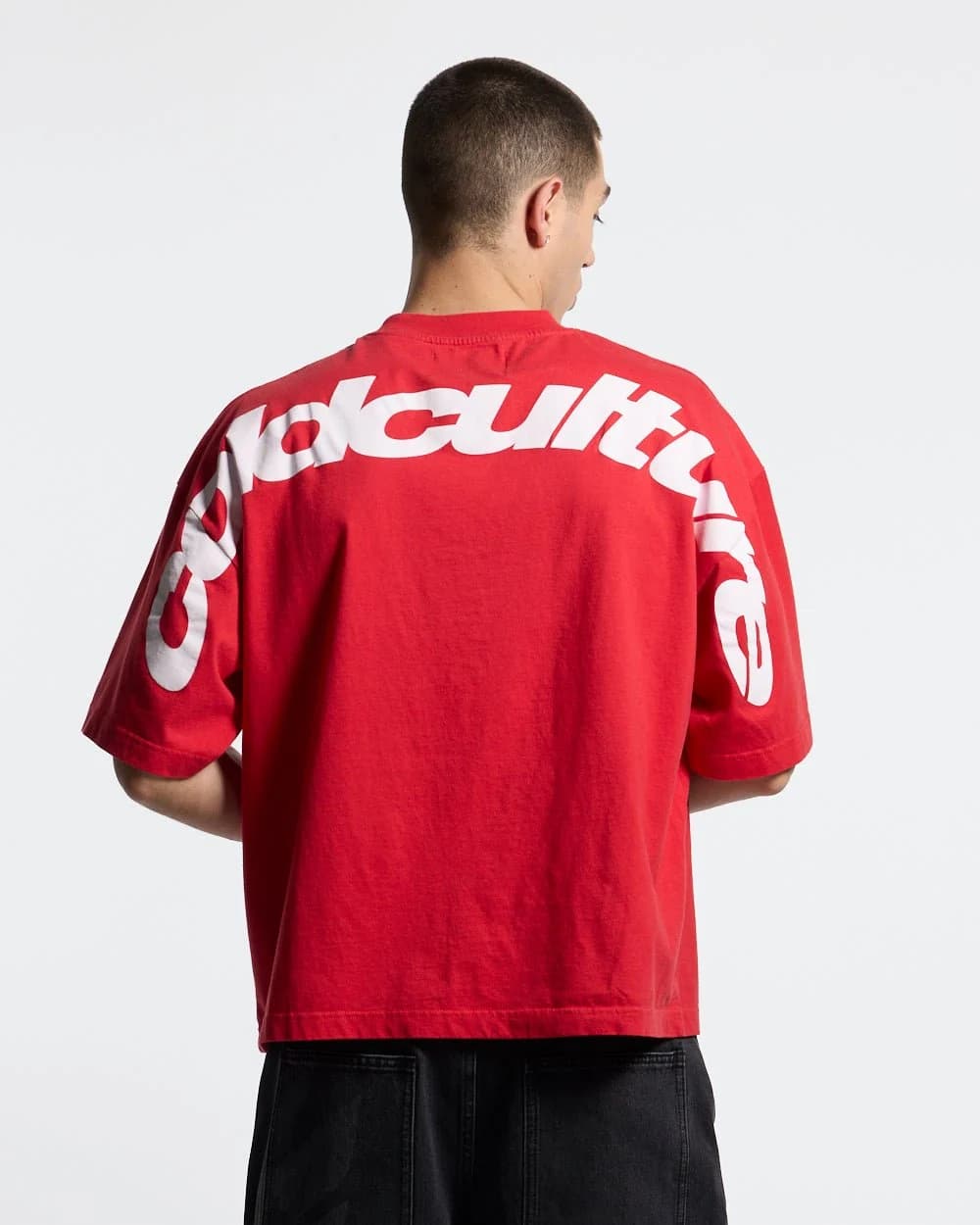 CURVED TEE RACING RED 2