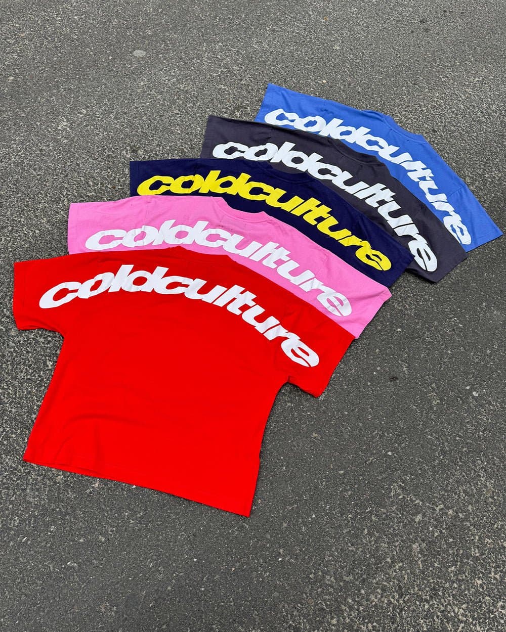 CURVED TEE RACING RED 5