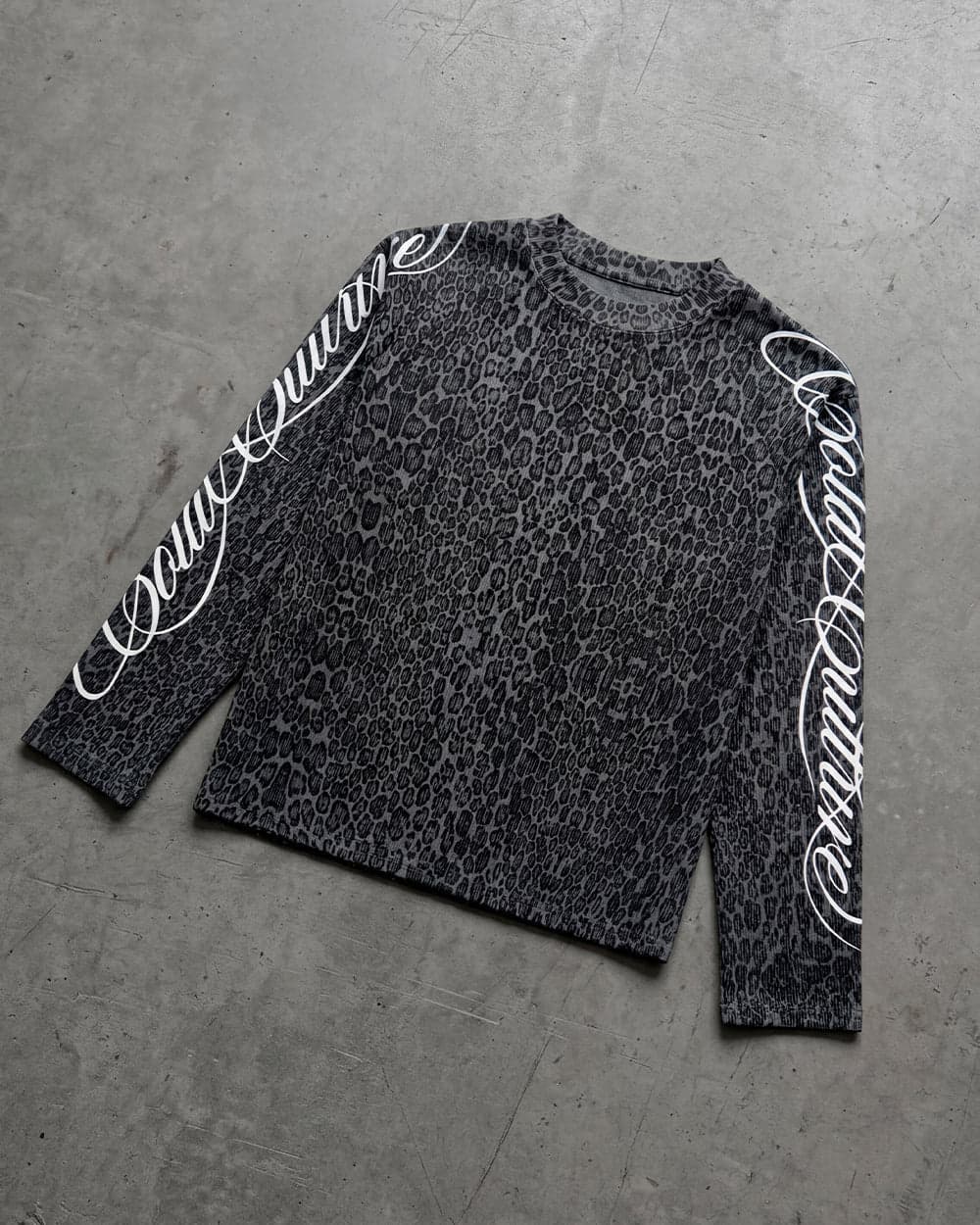 HIDDEN CHEETAH LONGSLEEVE DARK GREY 7