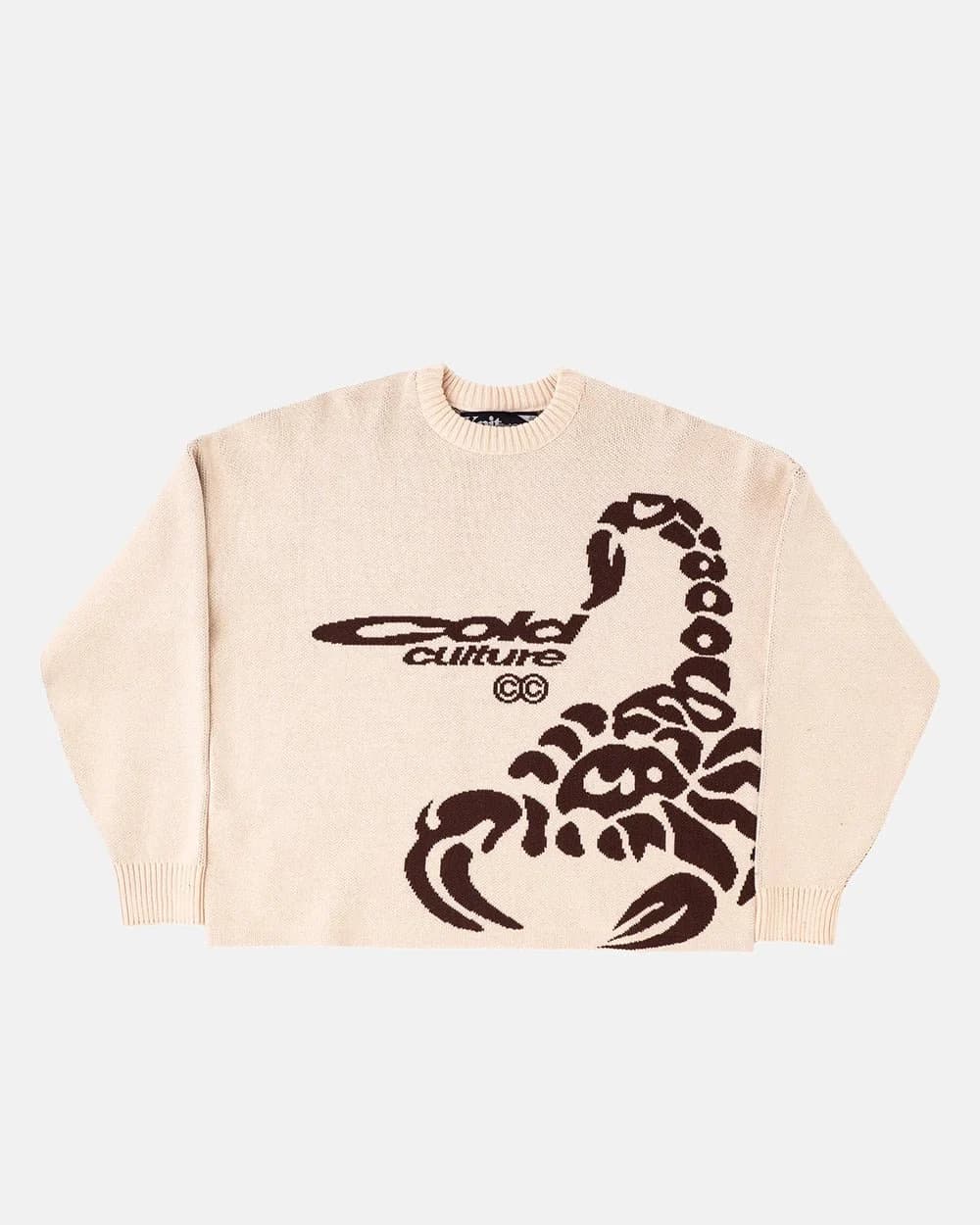 POISON KNIT CREAM AND BROWN by COLD CULTURE