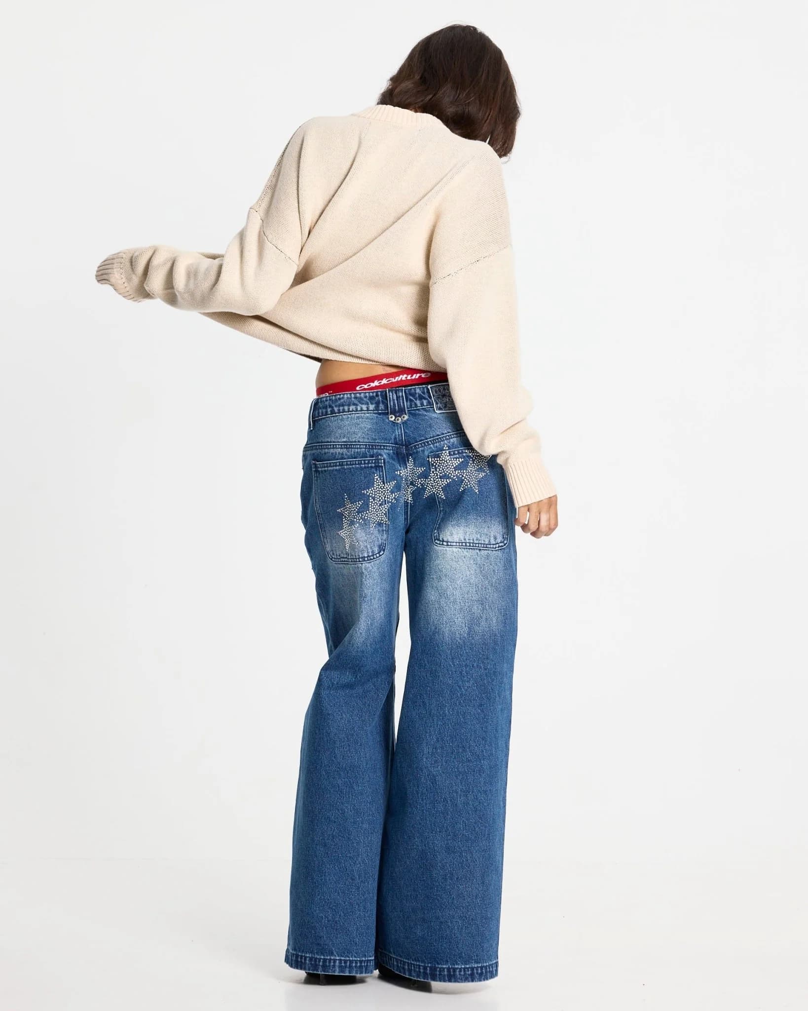 POISON KNIT CREAM AND BROWN 10